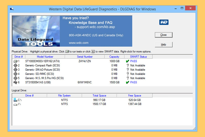 wd western digital hdd repair tool version 4.0